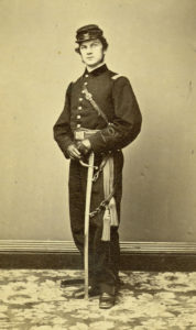 Charles Moore in uniform of the 16th New York Volunteer Infantry