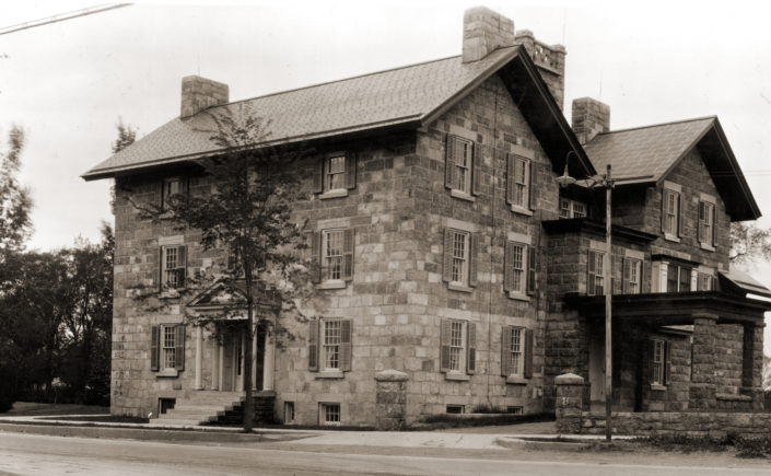 Exterior view of the Alice T. Miner Museum as it looked in 1926