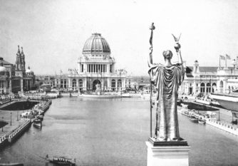 Grand Basin and the statue Republic at the Chicago World's Fair of 1893